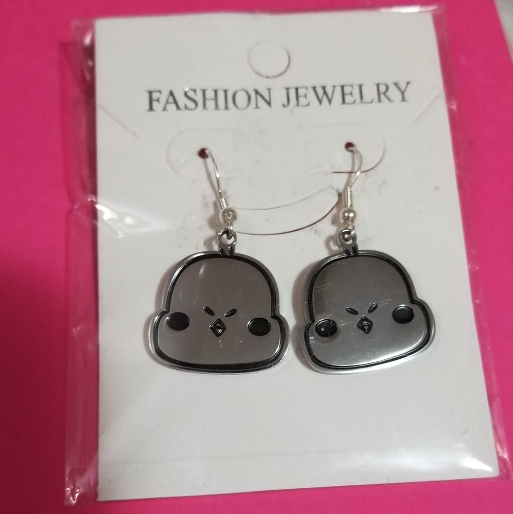 Silver Bird Earrings Brand New
